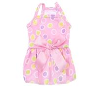 Abaodam Dog Princess Dress Pet Outfit for Small Dogs Bowknot Party Skirt Comfortable