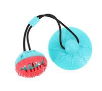 Abaodam Dog Toy with Suction Cup Tpr Chew Ball Self Playing Tug Sturdy Bite-resistant Pet Training Toy for Housework at Work