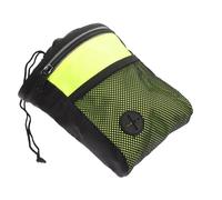 Abaodam Dog Treat Bag Portable Outdoor Snack Storage for Dog Training Lightweight Durable Design for Walks Parks Keeps Treats Dry Accessible Fluorescent Green