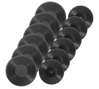 Abaodam Doll House Decor 12pcs Mini Vinyl Records Collectible Display for Tiny Music Scene