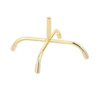 Abaodam Dollhouse Golden Metal Replacement Legs Stable Mini Desk and Gaming Chair Support Realistic Swivel Furniture Accessory for DIY Dollhouse Decor and Photography