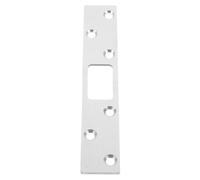 Abaodam Door Lock Reinforcement Plate Stainless Steel Deadbolt Strike Plate with 6 Screws for Residential Front Door Security