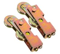 Abaodam Door Roller 2pcs 1-1/4 Inch Galvanized Iron Ball Bearing Wheels for Patio Door and Cabinet Door Hardware Accessories