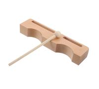 Abaodam Double Bass Bang Wood Block Percussion Rhythm Clapper Latin Drum Instrument Wood Block Mallet Striker Musical Percussion Instrument for Latin Use in Musical Adult Practice
