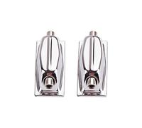 Abaodam Double-end Snare Drum Lug Hooks Connector and Strong Enough to Hold Accessories 2pcs and Silver Iron Material Easy to Install for Bass Drum