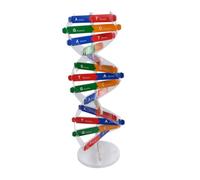 Abaodam Double Helix Dna Model Kit Self-assemble Educational Science for Biology Teaching Aids Human Genes Molecular Structure Assembly for Students and Learning Genetics Random Color