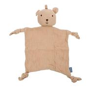 Abaodam Double-Layer Cotton Comfort Soother Baby Sleeping Plush Toy Cuddly Bear for Calming Newborns