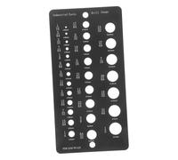 Abaodam Drill Bit Gauge to - Hole Measuring Instrument Accurate Drill Hole Measuring Gadget for Mechanics and Electricians Bit Guide Screw Measurements