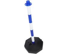 Abaodam Driveway Security Post with Fillable Base, Portable Plastic Post Cones for Parking Guide and Queue Barrier, Easy to Move Safety Barrier for Parking Lots and Road Maintenance