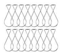 Abaodam Drop Ceiling Hook Clips Lightweight Portable Steel Ceiling Hooks 100 Pcs for Home and Stores Decoration