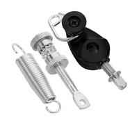 Abaodam Drum Accessories Bass Drum Pedal Kit Spring Screws Replacement Parts Pedal Expansion Screws and Kick Block