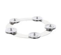 Abaodam Drum Hi-hat Bell Cymbal Bell for Drummer Compact Cymbal Portable Instrument Accessory Silver