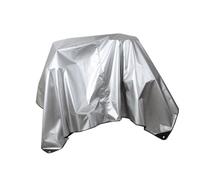 Abaodam Drum Set Protective Cover Oxford Cloth Black Silver Double-sided Waterproof Dust-resistant Cover for Jazz Drum Kit Outdoor Sun Protection