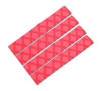 Abaodam Drumstick Non-Slip Wraps Red Wear Resistant Drumstick Grips Made of Irradiation Cross-Linked Polyethylene Practical Drum Stick Anti Slip Accessories for Drum Players