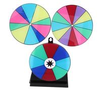 Abaodam Dry Erase Tabletop Spinning Prize Wheel with Blank Slots Game Wheel for Events Raffles and Interactive Fun Writable and Erasable Surface for Quick Decision Making and Group