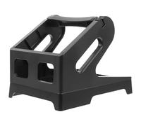 Abaodam Dual Use Fan-fold Thermal Label Holder Plastic Desktop Label Paper Box Stand Printer Accessory for Office and Shipping Random Color