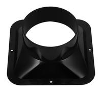 Abaodam Duct Connector for Industrial Settings in Connecting Duct Systems Abs Plastic Flange Adapter Double Flange Design, Stable Airflow Ventilation Systems Suitable
