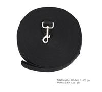 Abaodam Durable Nylon Pet Training Leash for Dogs Cats Puppies with Ring Safe Clasp for Obedience Training Walking Black