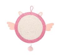 Abaodam Durable Pink Cat Scratching Board for Indoor Cats Kitten Scratcher Mat for Paw Grinding and Healthy Growth Interactive for Independent Play and Furniture Protection