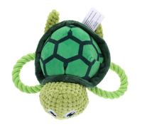 Abaodam Durable Plush Dog Chew Cartoon Turtle Stuffed Animal for Puppies Safe Material for Interactive Play and Reducing Loneliness Pets