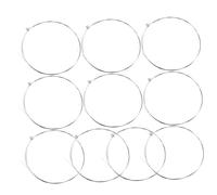 Abaodam E-1st 10-Piece Guitar String Replacement Kit Steel Acoustic and Electric Guitar Strings Spare Metal Set for Folk and Beginners