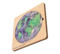 Abaodam Earth Layers Puzzle Model Kit for Educational Globe DIY Assembly Required Safe Cognitive Puzzle for Teens Geography Learning and Group Play