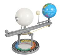 Abaodam Educational Apparatus Solar System Model with Sun Earth Moon Rotation Structure Plastic Educational Toy for Astronomy Education and Decoration Graduation Time Enhancing