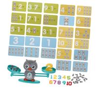 Abaodam Educational Balance Math Game for Learning and Counting Bright Colors with Scale Cards Enhances Problem Solving and Critical Thinking Skills for Boys and Preschool and Early