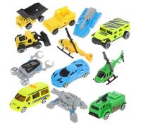Abaodam Educational Construction Vehicle Set for Mini Engineering Car Models Safe Plastic with Bright Colors and Smooth Finish Creative Design for Exploration and Fun Random Color