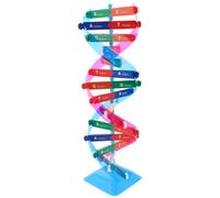 Abaodam Educational Dna Double Helix Model Kit with Components for Interactive Biology Learning Portable Compact Design for Classroom Teaching Home Study and Science Exhibitions