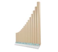 Abaodam Educational Pan Flute for Beginners C Key 16 Pipes Abs Resin Panpipes Safe and Environmental Material for Musical Education