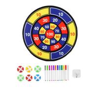 Abaodam Educational Sticky Ball Dart Board for Flannel Material Soft Felt Target Game Indoor Outdoor Wall-mounted Throwing Game Eye Exercise and Fun Learning Activity Kit