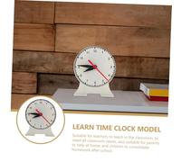 Abaodam Educational Three-hand Clock Model for Students Interactive Learning Tool Classroom Display Clock Teaching Aid for Early Skills Development