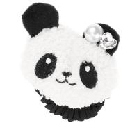 Abaodam Elastic Hair Bands Hair Tie Plush Cartoon Panda Decoration Secure Hold Excellent Elasticity Adorable Style for Teen Women Everyday Wear Wedding