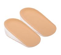 Abaodam Elastic Soft Gel Height Increase Insoles for Men Women Invisible Silicone Heel Lift Inserts for Comfortable All-Shoe Wear Boost Height and Enhance Confidence