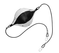 Abaodam Elastic Training Ball for Reflex and Agility Training with Inflator Inflation Needle and Hooks Durable Hanging Boxing Ball for Home and Gym Workout Black and White