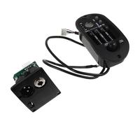 Abaodam Electric Acoustic Guitar Band Eq Equalizer Guitar Preamp for Live Performance Portable Musical Instrument Accessory