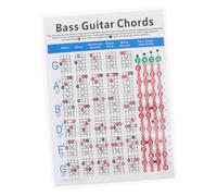 Abaodam Electric Bass Chord Chart Guitar Chords Chart for Beginners Bass Accessories