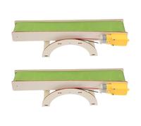 Abaodam Electric Conveyor Belt Diy Science Kit 2 Pack Stem Building Toy for Kids Hands-on Technology Learning and Assembly Model Educational Project