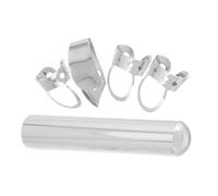 Abaodam Electric Guitar Slide Stick Metal Finger Silver Guitar Slide Lever for Fingerstyle Playing