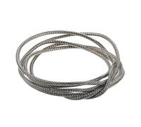 Abaodam Electric Guitar Wiring Harness Oil Wax Circuit Wire with Metal Mesh Flexible for Optimal Tone and Reliable Connection Guitar and Bass Setups