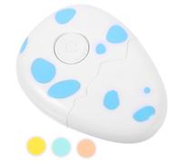 Abaodam Electric Nail Trimmer Baby Manicure Pedicure with Efficient Nail Smoothing Egg Design Blue Plastic Safe Material Different Grinding Heads Easy to Replace for Newborns and Toddlers