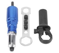 Abaodam Electric Rivet Nut Tool Adapter Kit for Cordless Drill with Aluminum Alloy Conversion Heads, Electric Powered Riveter Set for Automotive and Workshop Use