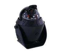 Abaodam Electronic Digital Compass with Declination and UV Protection Lighted Nautical Guide Ball for Car Boat and Night Navigation Black