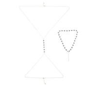 Abaodam Elegant Blue Evil Eye Body Chain for Women, Lightweight Copper and Glass Belly Chain Jewelry, Adds Charm and Stretch Visually, for Special Festival or Night out Party