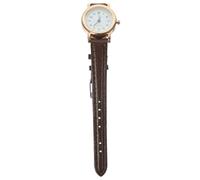 Abaodam Elegant Brown Small Face Leather Watch for Women with Super Soft Metal Case and Stylish Watch Box, Simple and Classical Design Suitable for Occasion or Gift