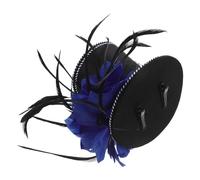 Abaodam Elegant Mini Fascinator Hat Hair Clip Lightweight Vintage Top Hat for Women for Tea Parties Weddings Halloween Cosplay and Themed Celebrations Comfortable and Easy to Wear