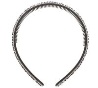 Abaodam Elegant Rhinestone Headband for Women with Skin Friendly Material, Classic and Chic Design, for Baby Shower or Wedding, Adds Charm to Bridal Look with Black Glitter and Diamond