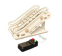 Abaodam Elevator 3d Wooden Puzzle Stem Toy for Kids Diy Mechanical Elevator Model Small Science Building Project Kit Educational Craft Random Color