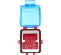 Abaodam Emergency Fire Switch Protector Manual Alarm Button Guard Cover Compatible with System Sensor Sap-mfs Quick Installation Fire Alarm Shield for Enhanced Safety in Offices